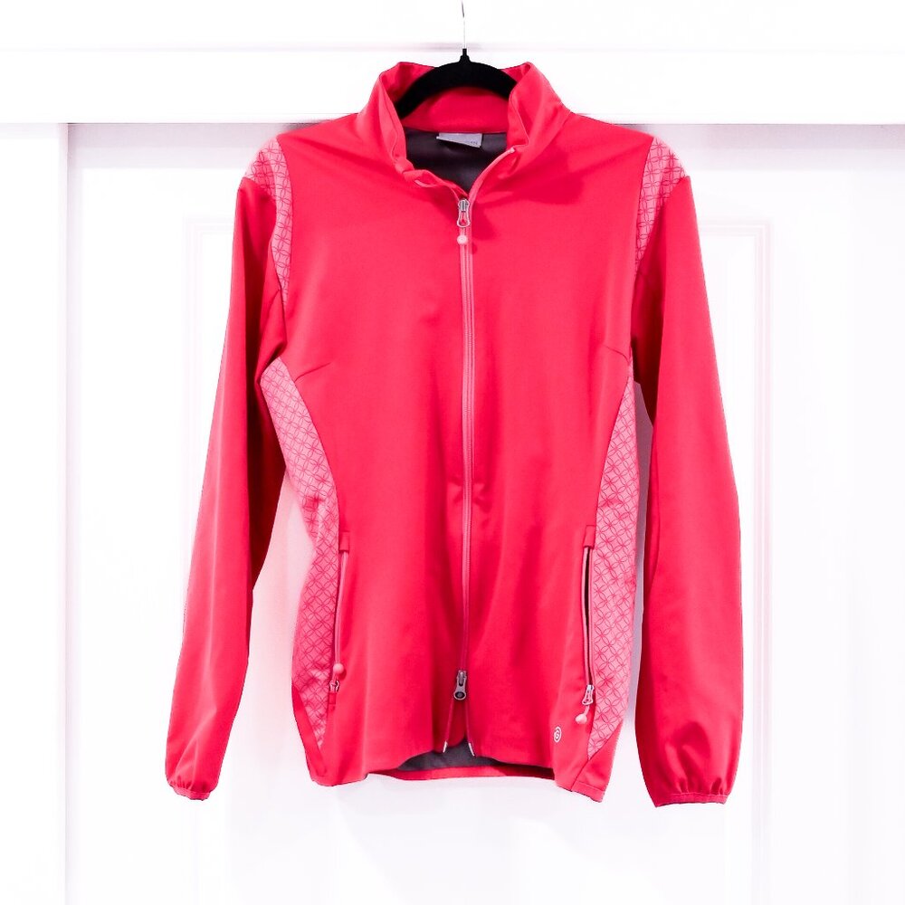 Galvin Green Medium Pink Full Zip Golf Jacket GORE Windstopper